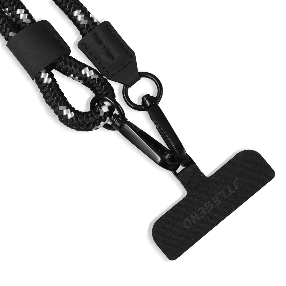 JTLEGEND 8mm Phone Rope Outdoor Series Length 75cm~140cm With Black Tap, Mobile Phone Lanyard Crossbody Anti-Lost Rope