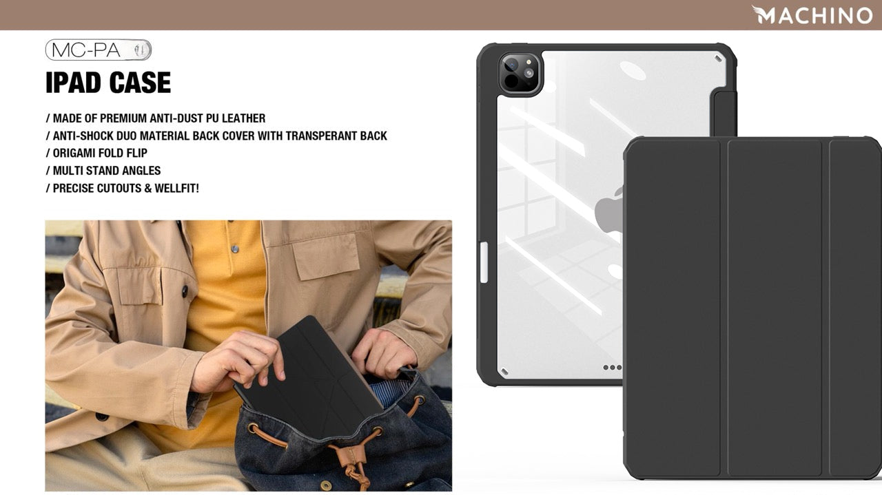MACHINO Leather Case for Apple iPad Air 11