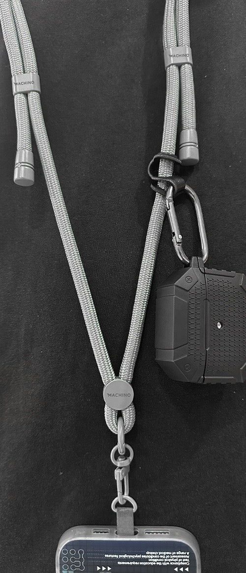 MACHINO Universal Crossbody Lanyard Braided Cord+Metal 150CMX8MM (MC-LG01)
