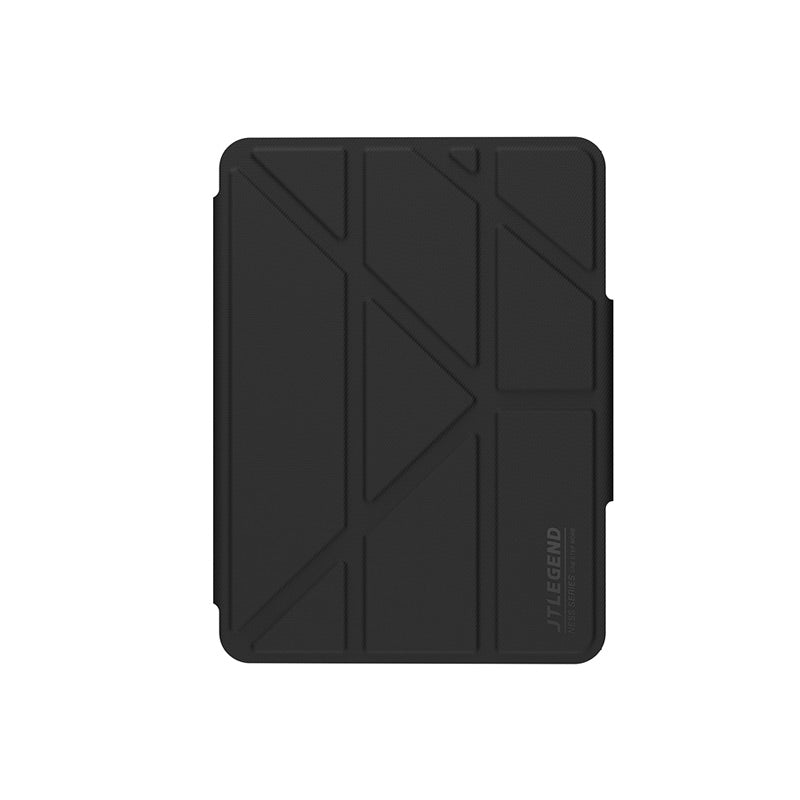 JTLEGEND Ness mini Q.C.A.C. Folio Case with Apple Pencil Holder & Magnetic Clip for iPad mini 8.3" (2021/2024) - Black