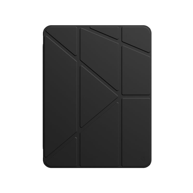 JTLEGEND Youth Q.C.A.C. Clear Magnetic Stand Case with Pencil Slot for iPad Air 11" (2024/2025)/iPad Air 10.9" (2022/2020)