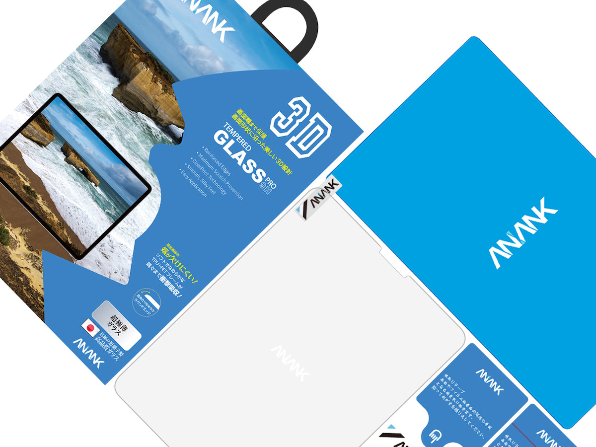 ANANK Curved Clear Tempered Glass for iPad Pro 11" (2024)