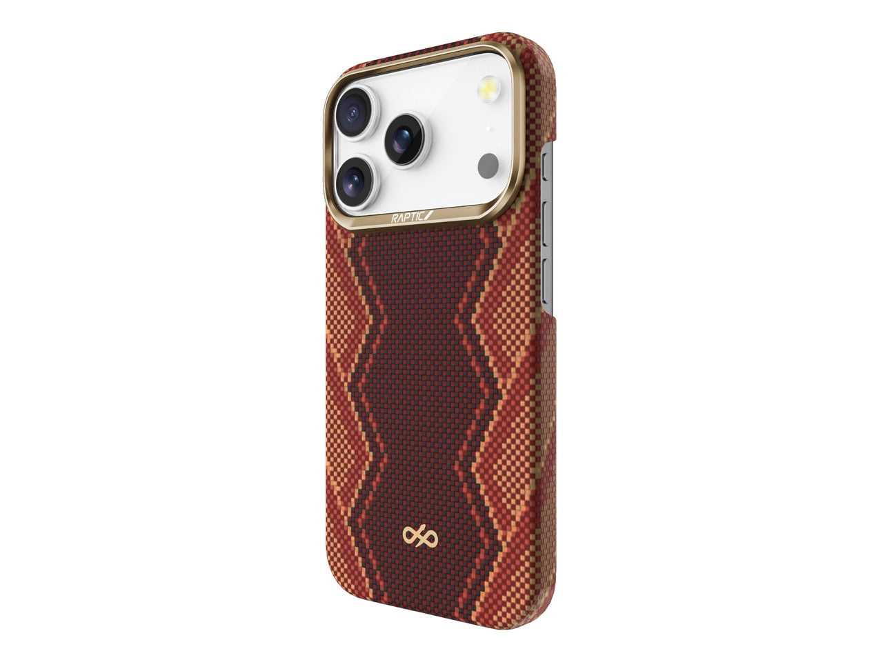 RAPTIC Aramid Fiber Skin-Bionic Case with MagSafe for Apple iPhone