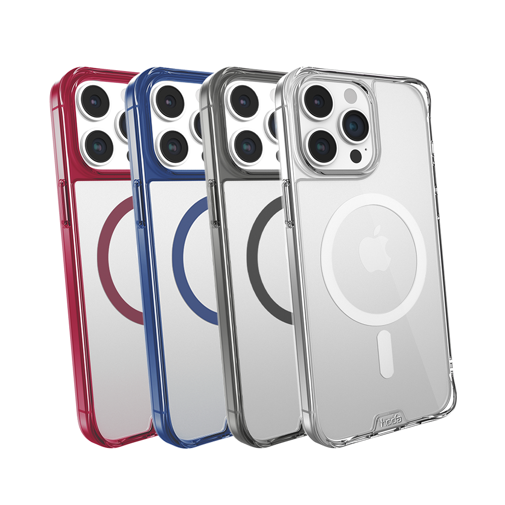 Hoda Crystal Pro Glass Case with MagSafe Military Standard for iPhone 15 Series (2023)