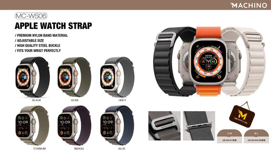 MACHINO Nylon Strap for Apple Watch (MC-WS06)