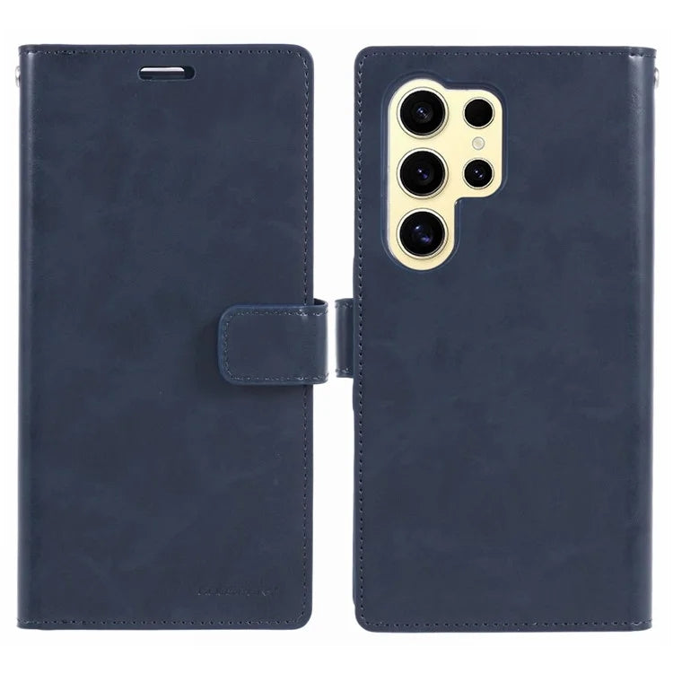 Mercury Goospery Mansoor Diary Practical Wallet Case for Samsung Galaxy S24 Series (2024) - Black