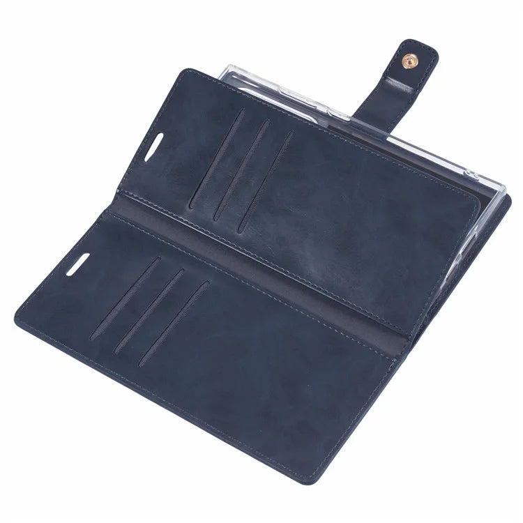 Mercury Goospery Mansoor Diary Practical Wallet Case for Samsung Galaxy S24 Series (2024) - Black