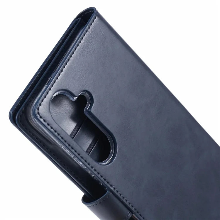 Mercury Goospery Mansoor Diary Practical Wallet Case for Samsung Galaxy S24 Series (2024) - Black