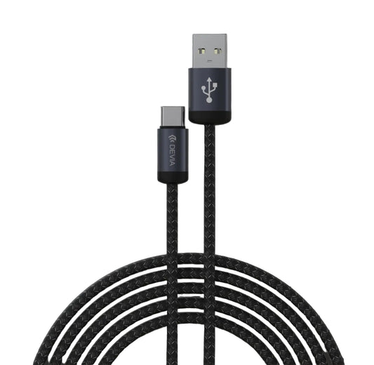 DEVIA Gracious Series A To C Cable (2A, 1M) - Black