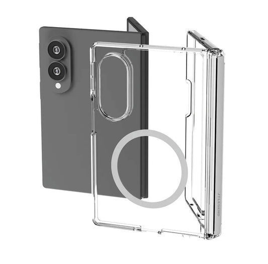 JTLEGEND Hybrid Cushion Mag Case for Samsung Galaxy Z Fold8 Wide (2026) - Crystal