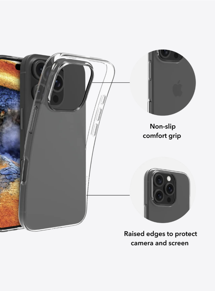 dbramante1928 Greenland Pro Soft Case with MagSafe for Apple iPhone 17 Series (2025) - Clear