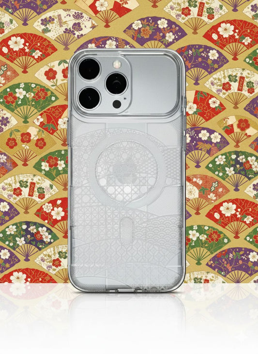 Power Support Air Jacket Mag "kiriko" Case with MagSafe for Apple iPhone 17 Series (2025)