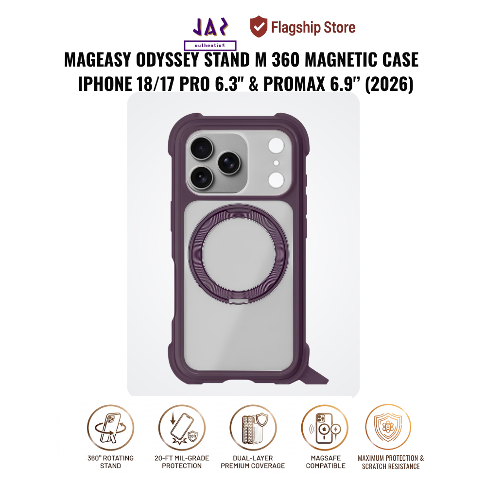 MAGEASY Odyssey Stand M 360 Magnetic Case