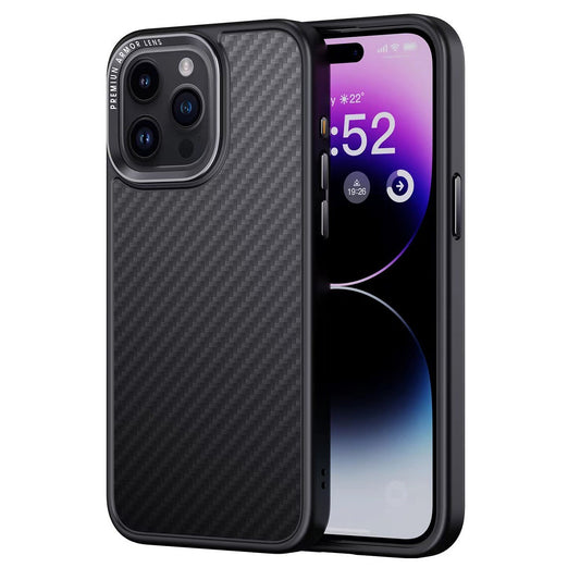 Comma Kevlar Magnetic Shockproof Case with MagSafe for iPhone 17 Series (2025) - Black