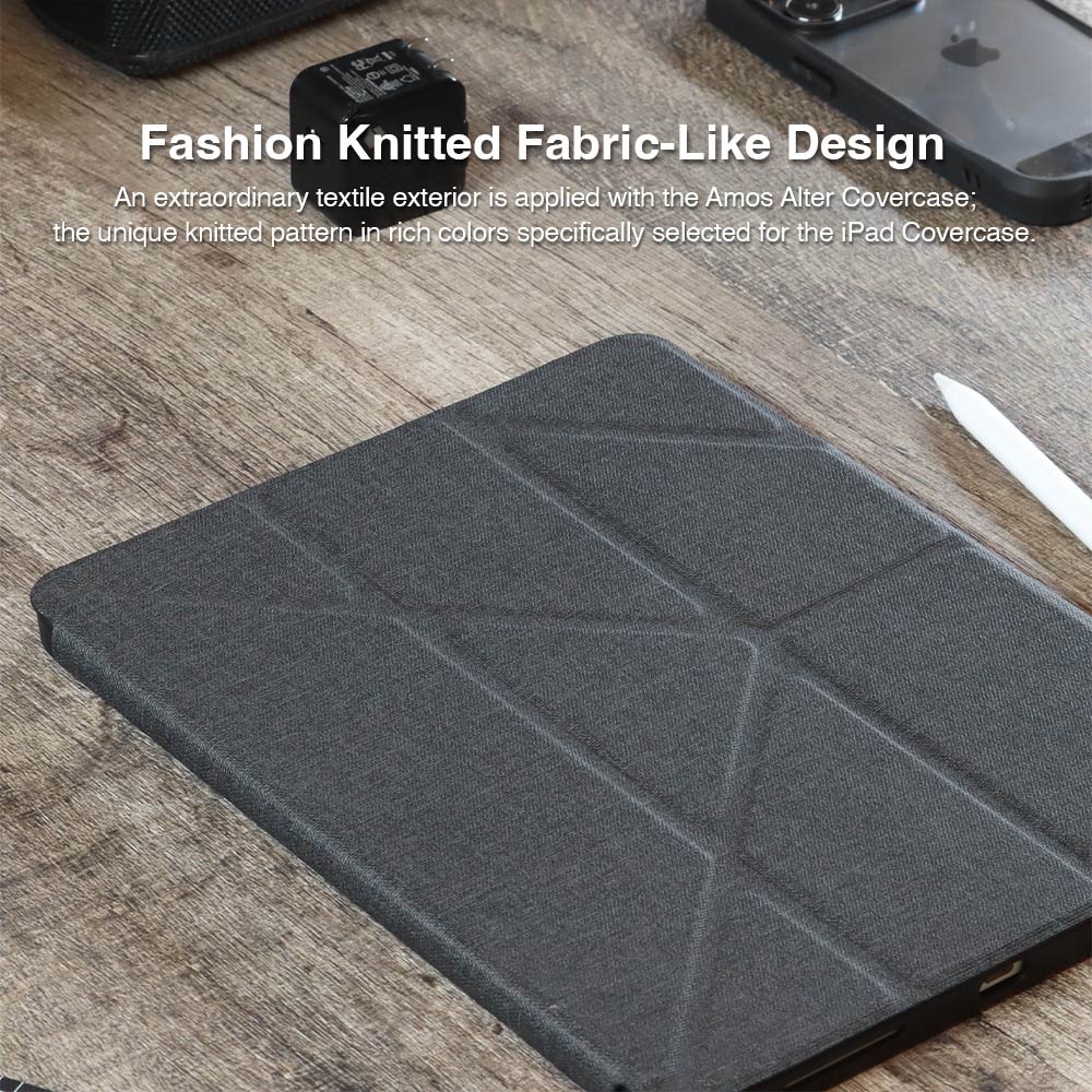 JTLEGEND AMOS QCAC Folio Case with Pencil Holder and Clip for iPad 10th Gen 10.9" (2022)