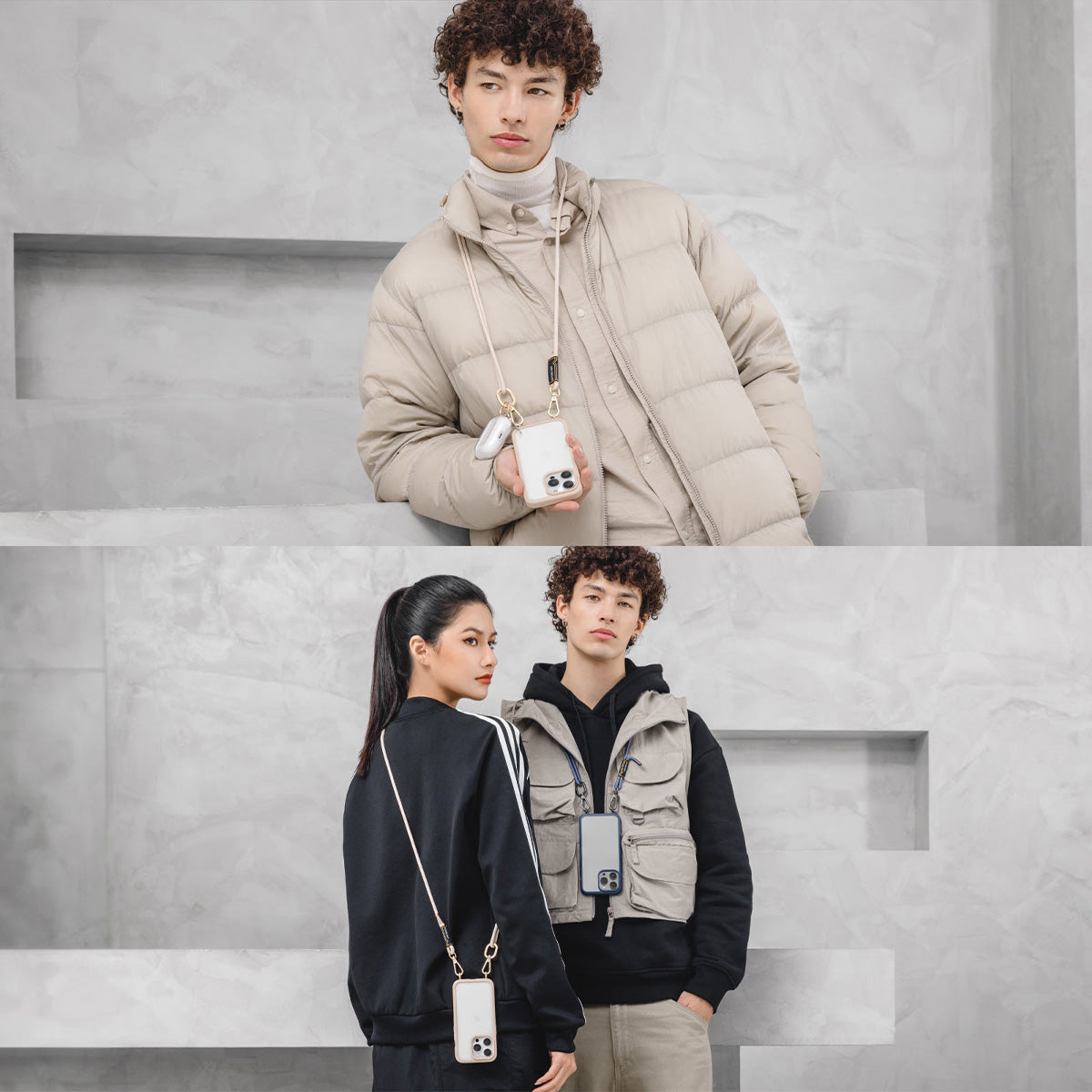 MAGEASY Roam + Strap PC+TPU Protective Case for iPhone 15 Series (2023)