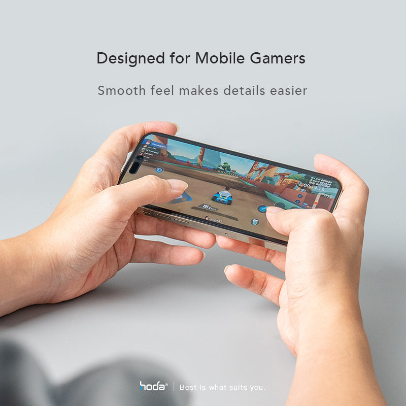 Hoda Matte, Anti-Glare (AG) Full Coverage Tempered Glass Screen Protector for iPhone 15 Series (2023)