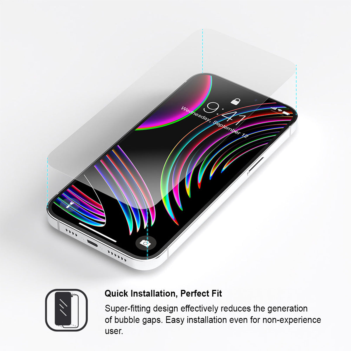 JTLEGEND Titanguard Glass Screen Protector for iPhone 15 Series (2023)