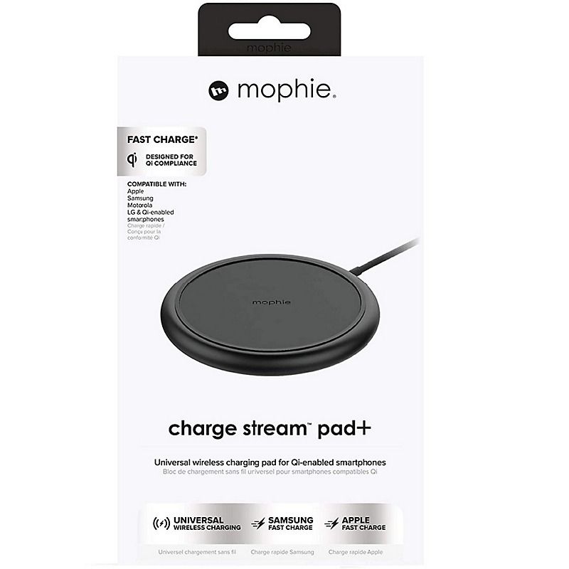 Mophie Charge Stream Universal Wireless Pad Plus (10W & 7.5W), Black (Used)