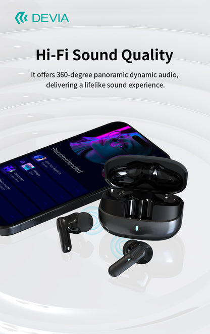 DEVIA ANC TWS Pro1 Wireless Earphone EM408