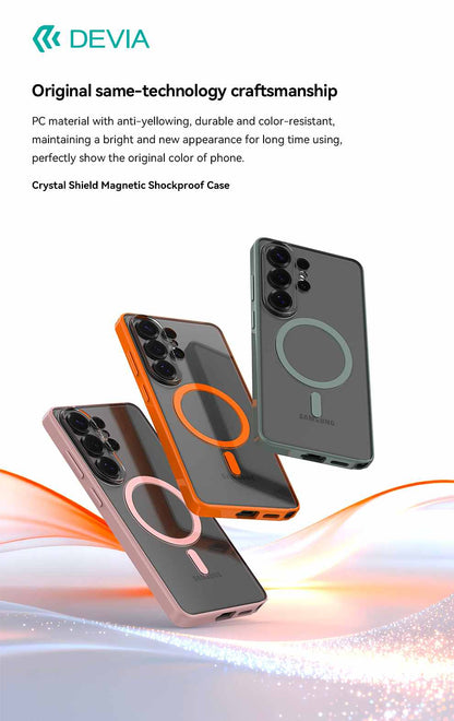 DEVIA Armour Series Magnetic Shockproof Case for Samsung Galaxy S26 Series (2026)