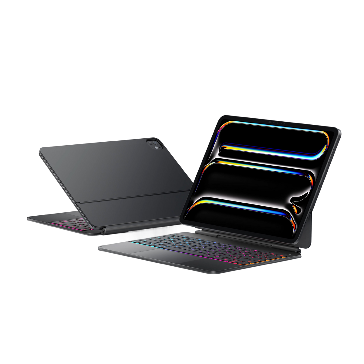 Typecase Edge Pro RGB Aluminum Keyboard Case for iPad Air / iPad Pro (11" & 13") - Space Black