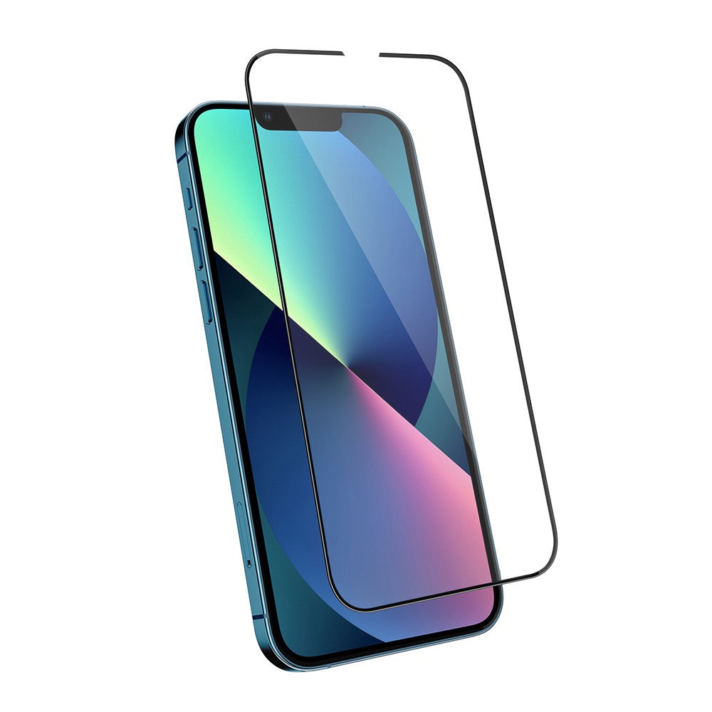 Power Support Tempered Glass with Dust-Free Helper for Apple iPhone 16e (2025)/13/13 Pro/14 6.1” / iPhone 13 Pro Max/iPhone 14 Plus 6.7"