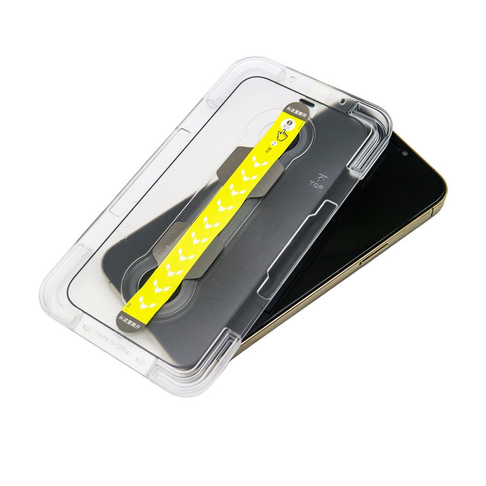 Power Support Tempered Glass with Dust-Free Helper for Apple iPhone 16e (2025)/13/13 Pro/14 6.1” / iPhone 13 Pro Max/iPhone 14 Plus 6.7"