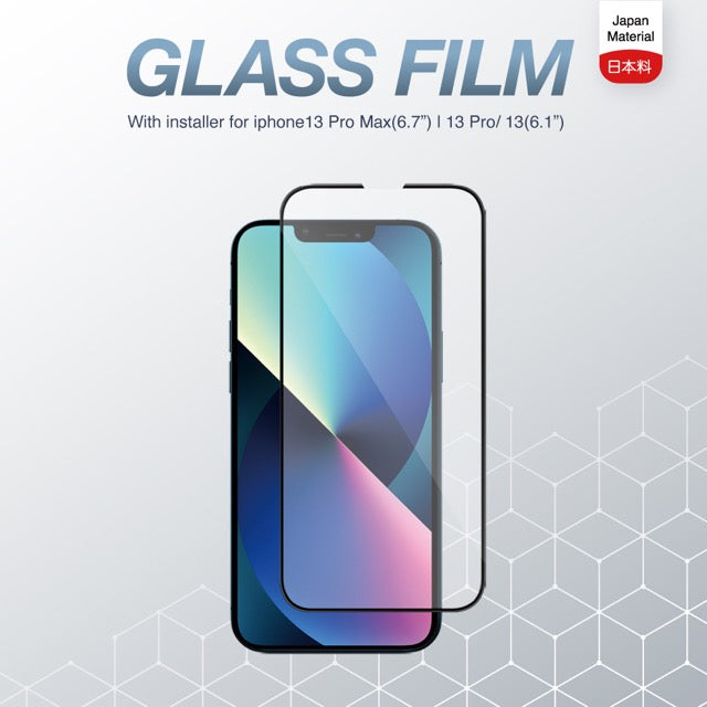 Power Support Tempered Glass with Dust-Free Helper for Apple iPhone 16e (2025)/13/13 Pro/14 6.1” / iPhone 13 Pro Max/iPhone 14 Plus 6.7"