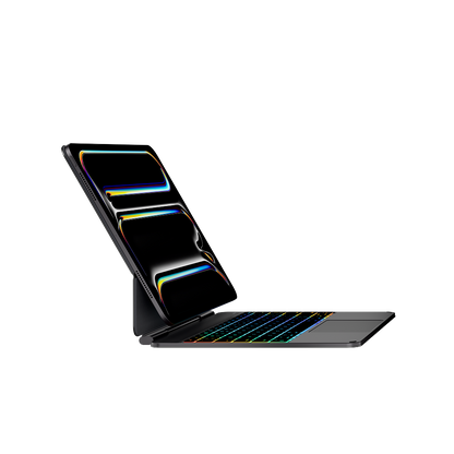 Typecase Edge Pro RGB Aluminum Keyboard Case for iPad Air / iPad Pro (11" & 13") - Space Black