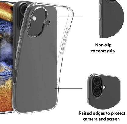dbramante1928 Greenland Pro Soft Case with MagSafe for Apple iPhone 17 Series (2025) - Clear