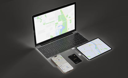 DEVIA Lite Tag Bluetooth Card-Shaped Anti-Loss Device with Wireless Recharging - Black