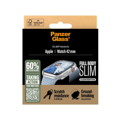 PanzerGlass Full Body Slim Case for Apple Watch Series 11/10 (2025/2024) - Transparent