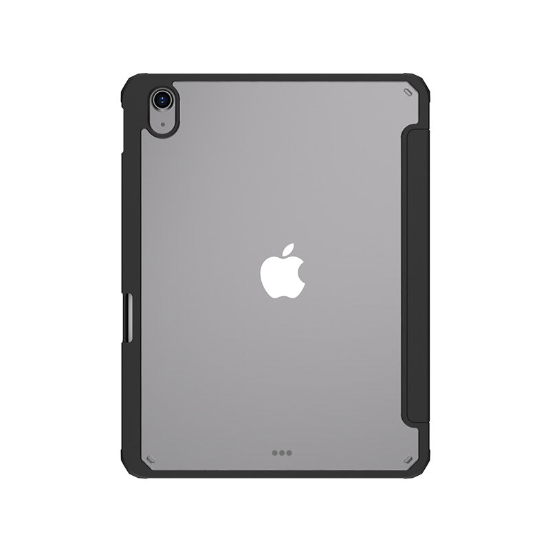 JTLEGEND Youth Q.C.A.C. Clear Magnetic Stand Case with Pencil Slot for iPad Air 11" (2024/2025)/iPad Air 10.9" (2022/2020)