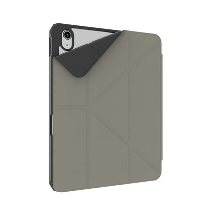 JTLEGEND Youth Q.C.A.C. Clear Magnetic Stand Case with Pencil Slot for iPad Air 11" (2024/2025)/iPad Air 10.9" (2022/2020)