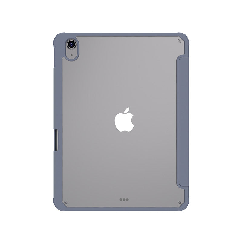 JTLEGEND Youth Q.C.A.C. Clear Magnetic Stand Case with Pencil Slot for iPad Air 11" (2024/2025)/iPad Air 10.9" (2022/2020)