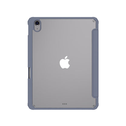 JTLEGEND Youth Q.C.A.C. Clear Magnetic Stand Case with Pencil Slot for iPad Air 11" (2024/2025)/iPad Air 10.9" (2022/2020)