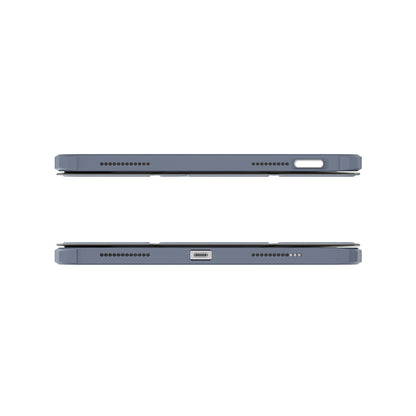 JTLEGEND Youth Q.C.A.C. Clear Magnetic Stand Case with Pencil Slot for iPad Air 11" (2024/2025)/iPad Air 10.9" (2022/2020)