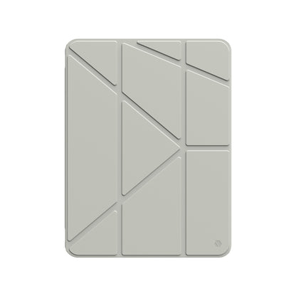 JTLEGEND Youth Q.C.A.C. Clear Magnetic Stand Case with Pencil Slot for iPad Air 11" (2024/2025)/iPad Air 10.9" (2022/2020)
