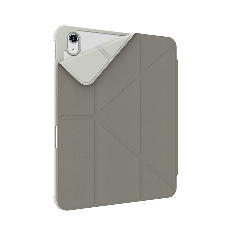 JTLEGEND Youth Q.C.A.C. Clear Magnetic Stand Case with Pencil Slot for iPad Air 11" (2024/2025)/iPad Air 10.9" (2022/2020)