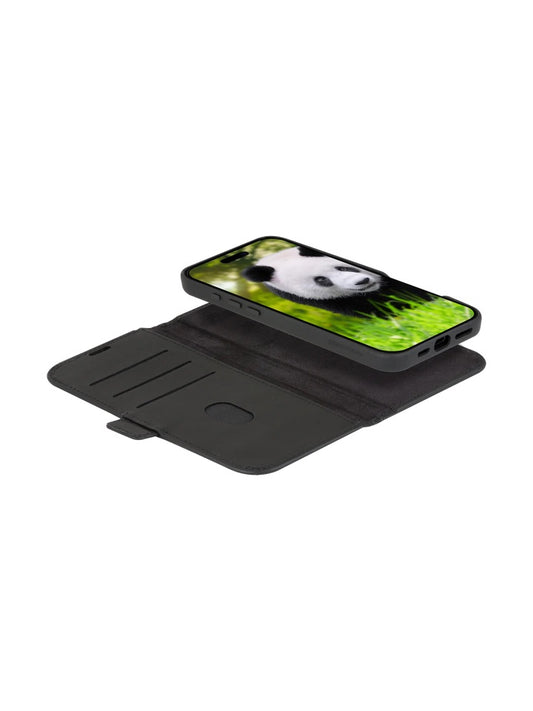 dbramante1928 Lynge ICON 2-in-1 Wallet Case with MagSafe for Apple iPhone 17 Series (2025) - Midnight