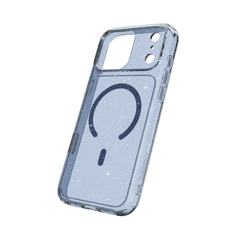 JTLEGEND Glitter Hybrid Cushion Mag Case with MagSafe for Apple iPhone 17 Series (2025) (with Camera Control Button)