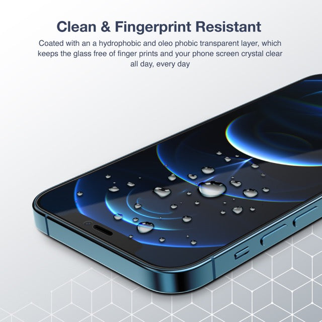 Power Support Tempered Glass with Dust-Free Helper for Apple iPhone 16e (2025)/13/13 Pro/14 6.1” / iPhone 13 Pro Max/iPhone 14 Plus 6.7"