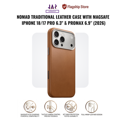 Nomad Traditional Leather Case with MagSafe