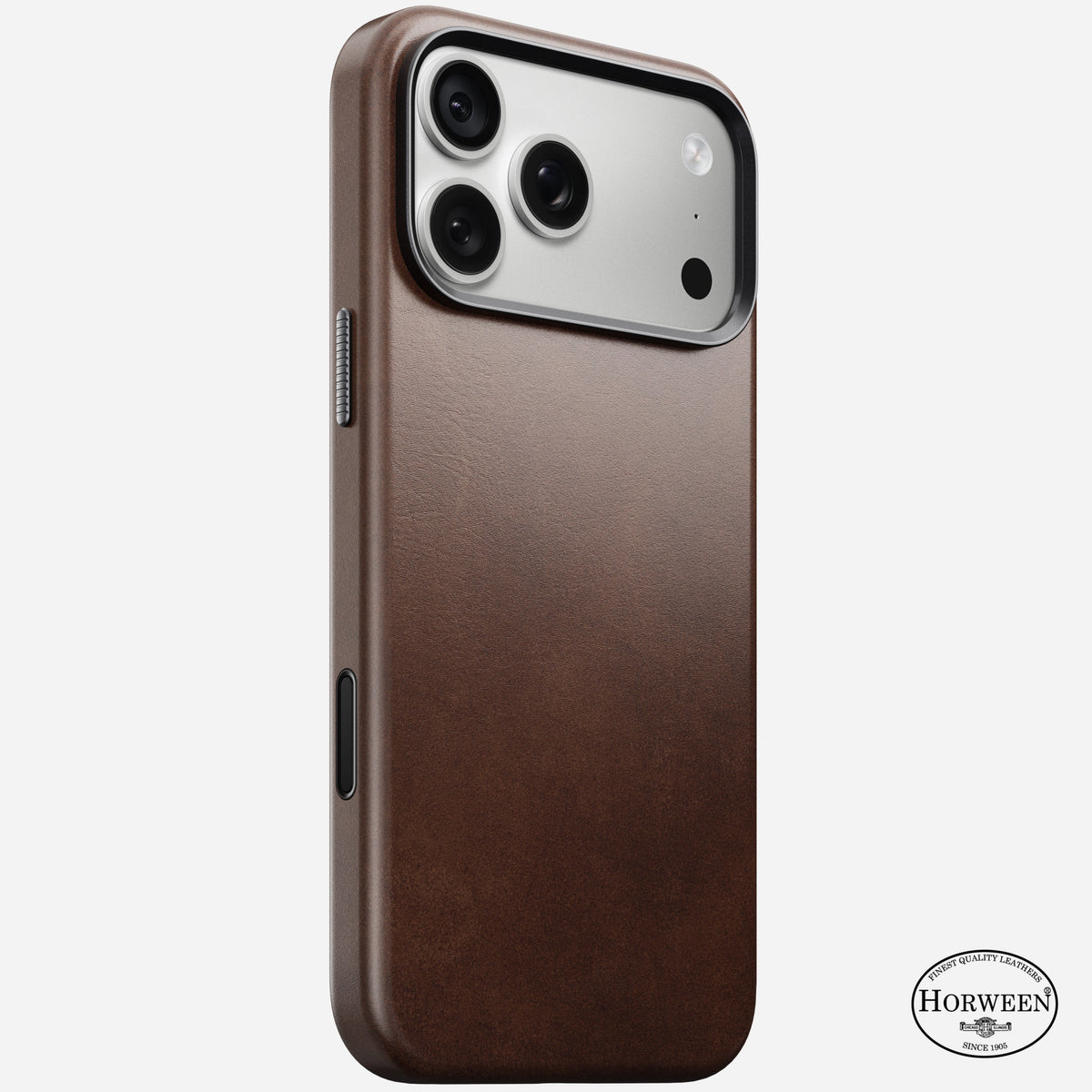 Nomad Traditional Leather Case Horween Rustic Brown Pro Max