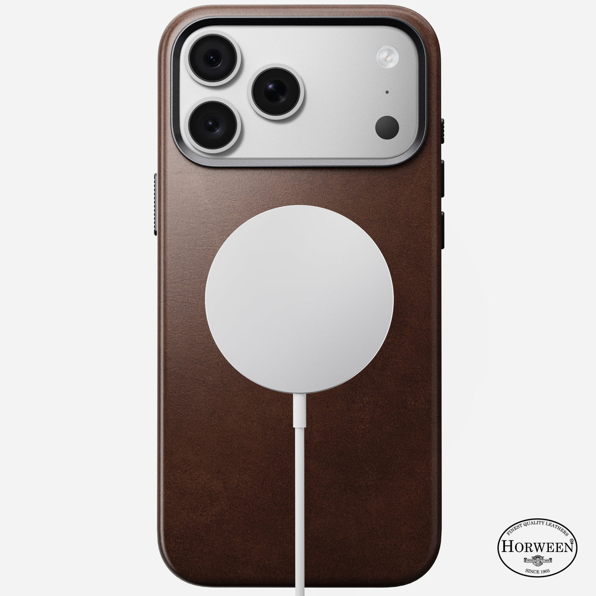 Nomad Traditional Leather Case Horween Rustic Brown Pro Max