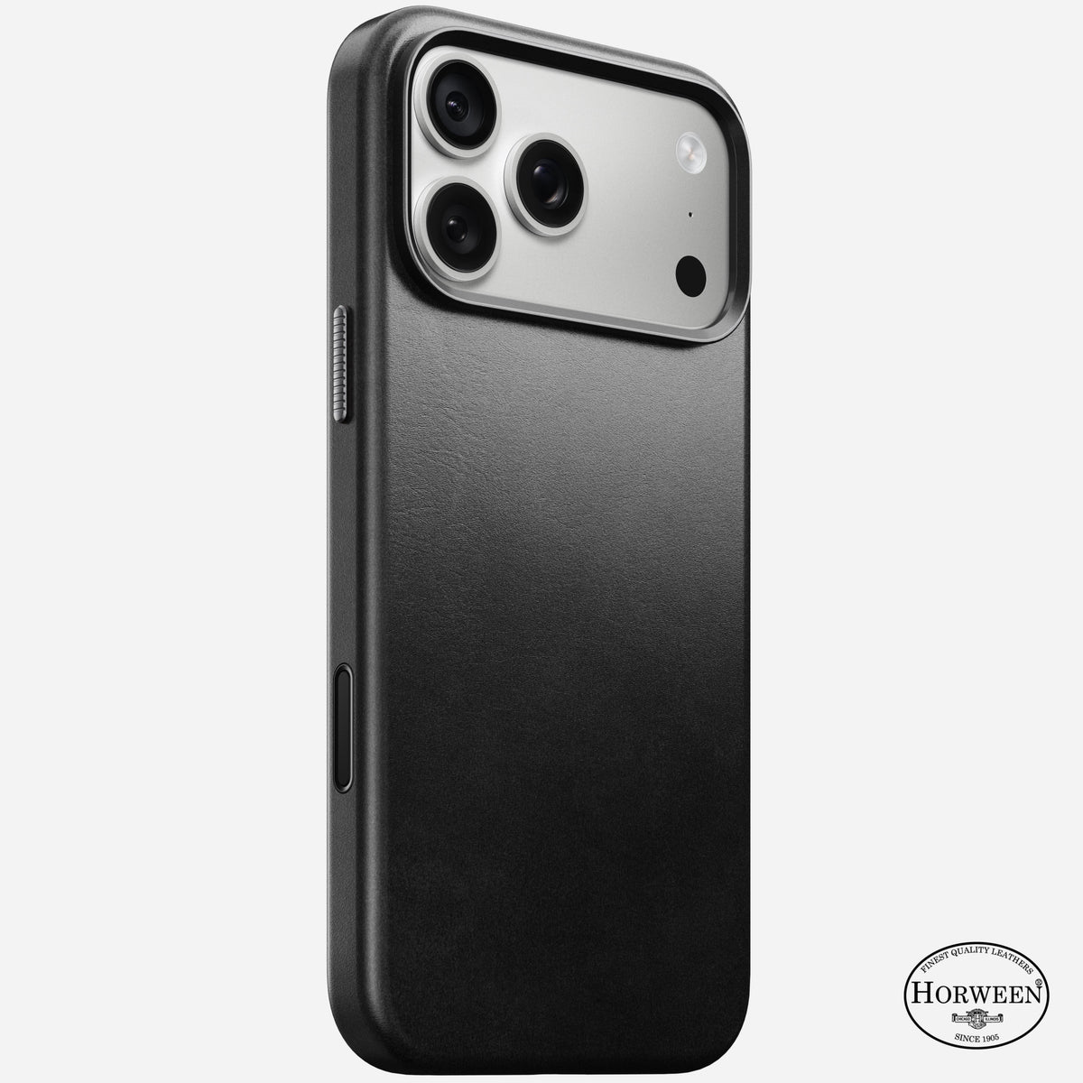 Nomad Traditional Leather Case Horween Black Pro Max