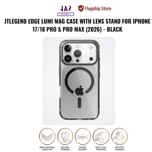 JTLEGEND Edge Lumi Mag Case with Lens Stand 17/18 PRO & PROMAX - JAZ AUTHENTIC