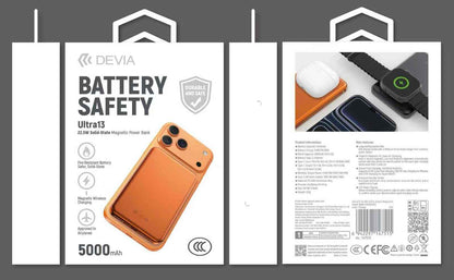 DEVIA Solid-State PD 22.5W Magnetic Power Bank