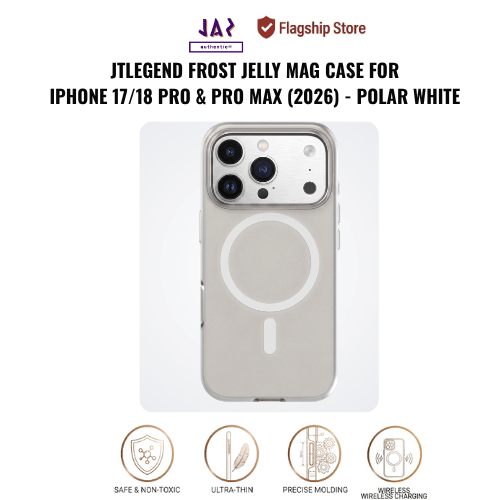 JTLEGEND Frost Jelly Mag Case for iPhone 17/18 Pro & 17/18 PROMAX - JAZ AUTHENTIC